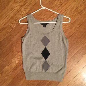 Express silk sweater vest